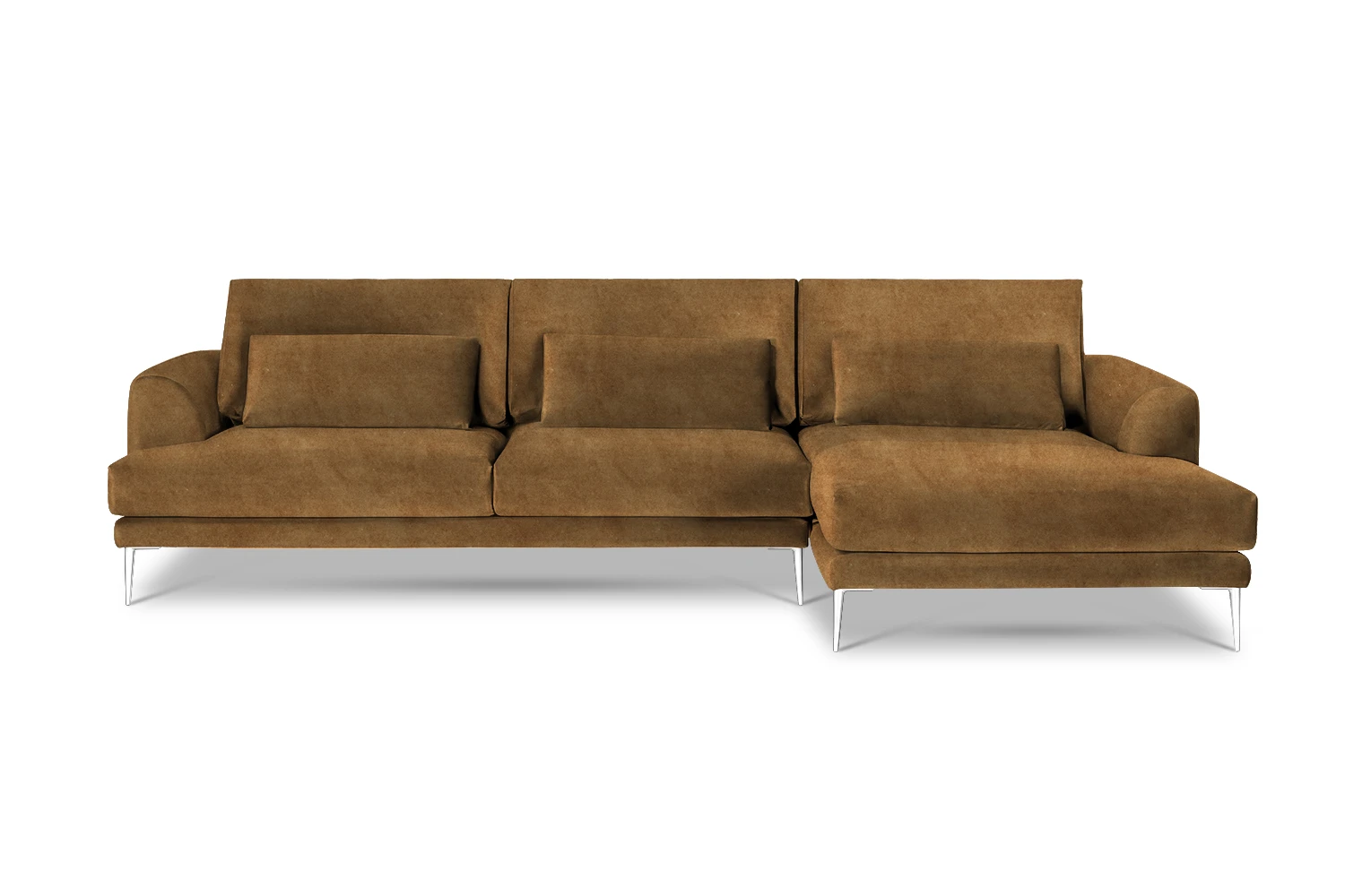 Kampinė sofa Coffee 281/160x104cm - Image 12
