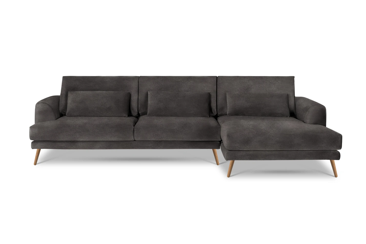 Kampinė sofa Coffee 281/160x104cm - Image 16