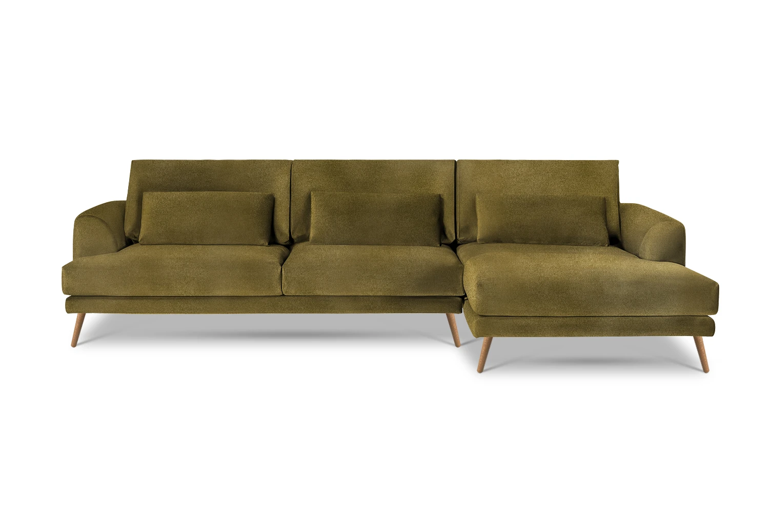 Kampinė sofa Coffee 281/160x104cm - Image 7