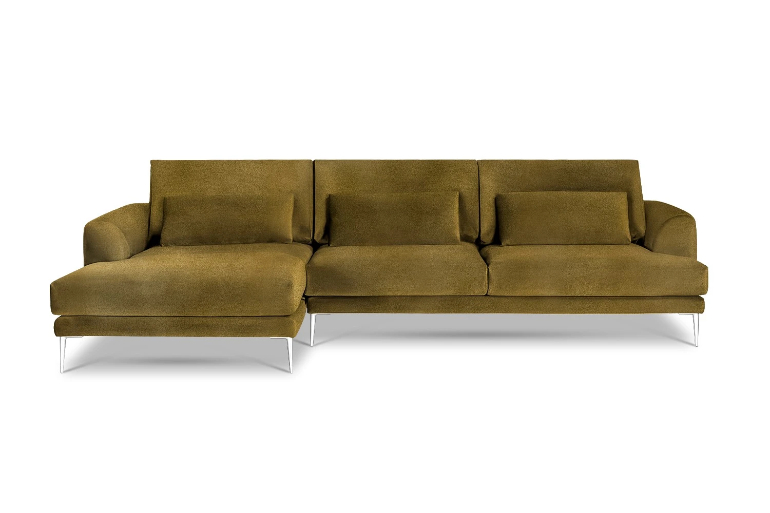 Kampinė sofa Coffee 281/160x104cm - Image 36