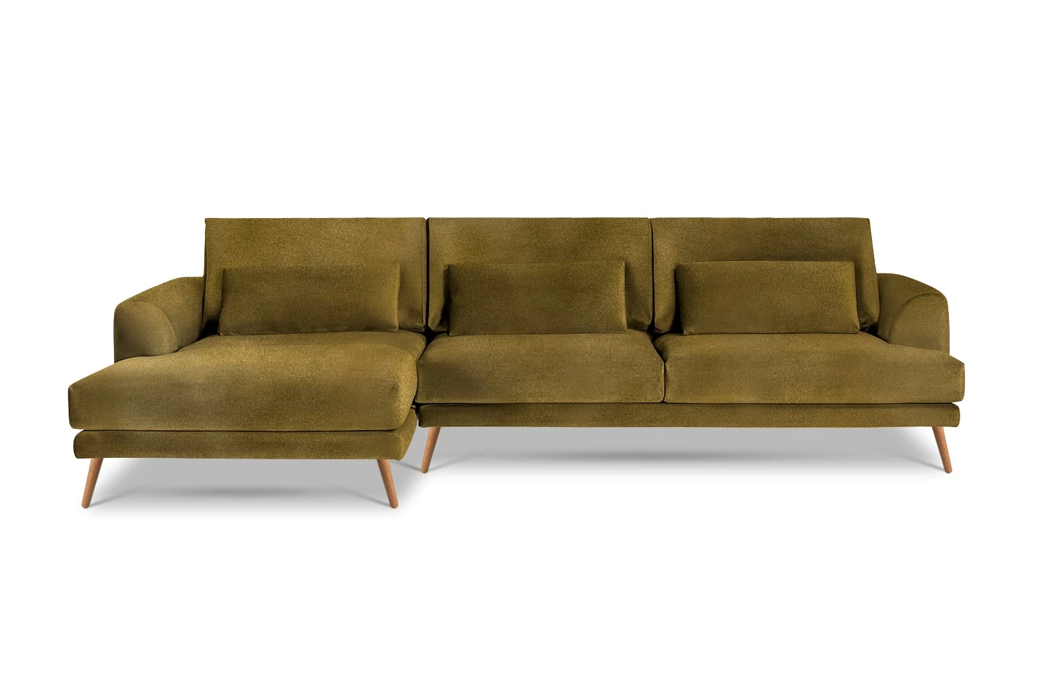 Kampinė sofa Coffee 281/160x104cm - Image 37