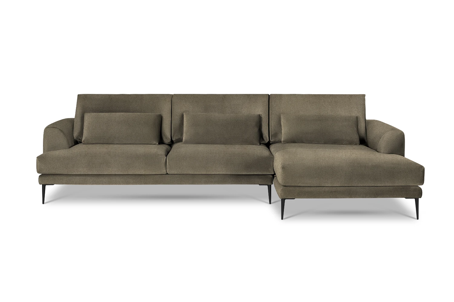 Kampinė sofa Coffee 281/160x104cm - Image 20