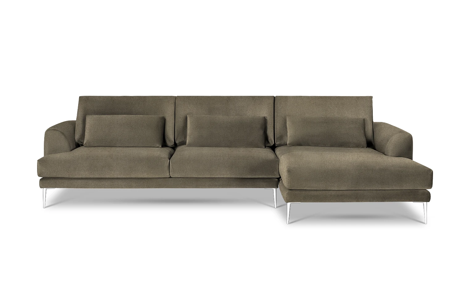 Kampinė sofa Coffee 281/160x104cm - Image 21