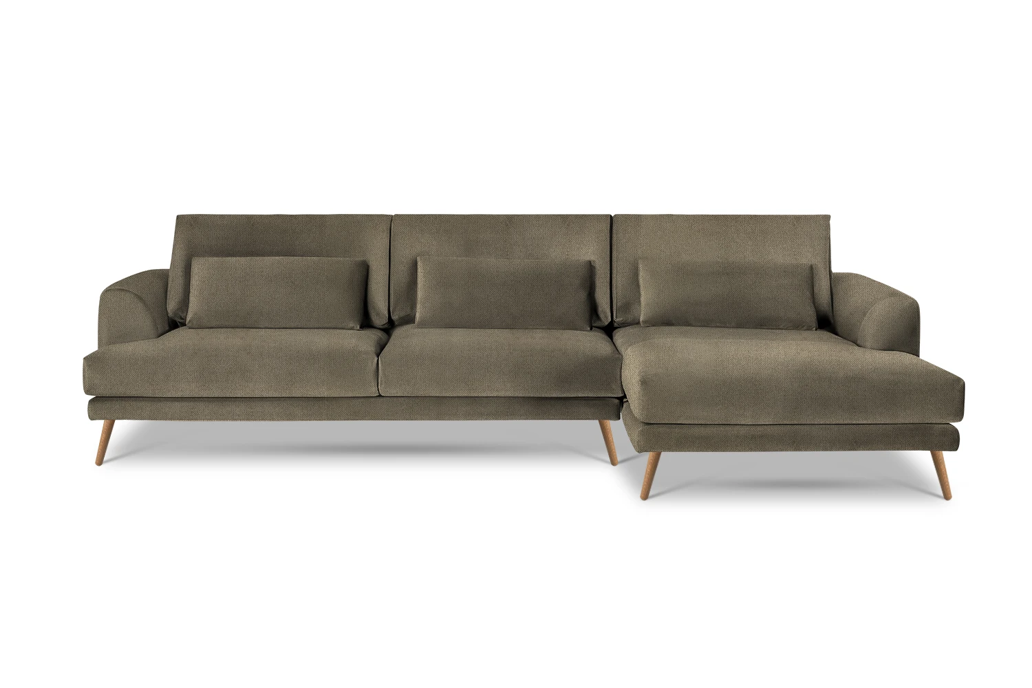 Kampinė sofa Coffee 281/160x104cm - Image 22