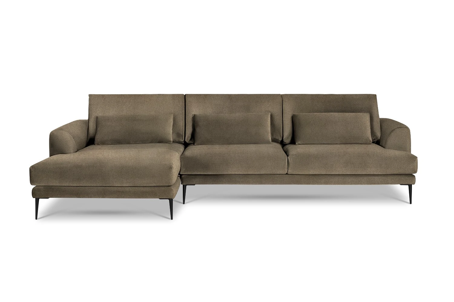 Kampinė sofa Coffee 281/160x104cm - Image 50