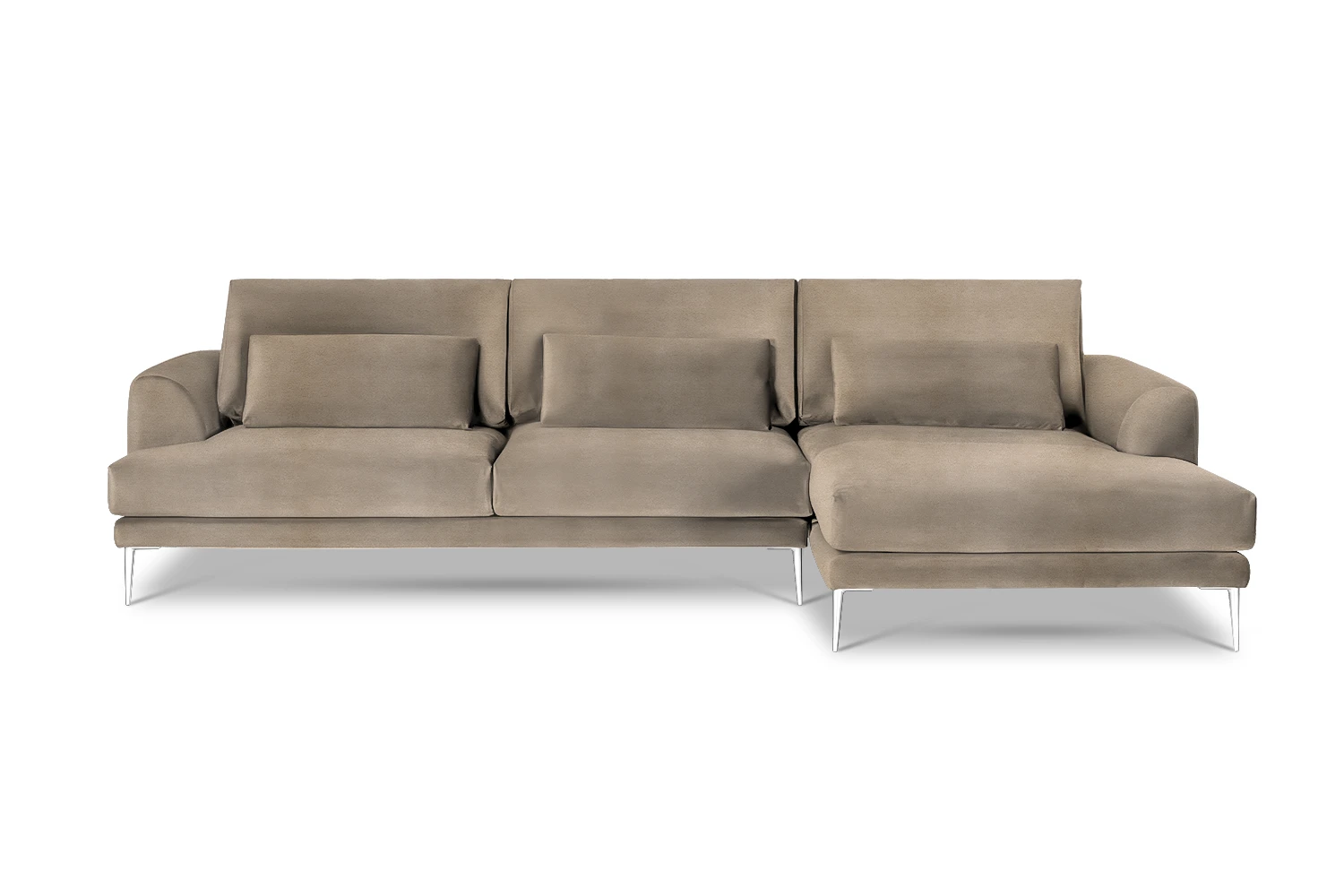 Kampinė sofa Coffee 281/160x104cm - Image 24