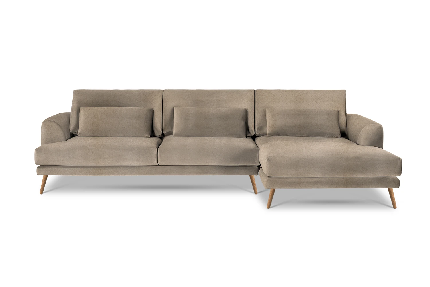 Kampinė sofa Coffee 281/160x104cm - Image 25