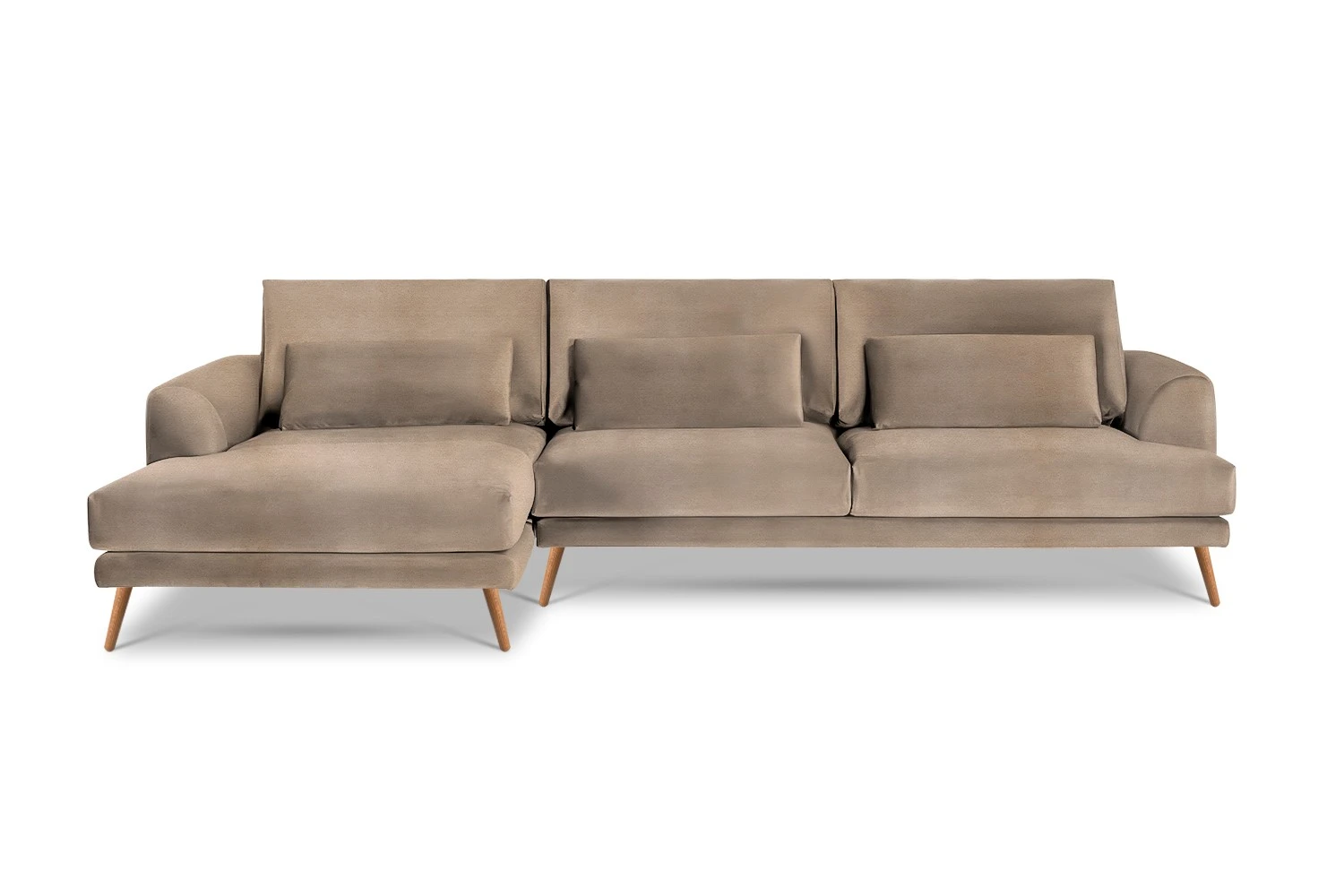 Kampinė sofa Coffee 281/160x104cm - Image 55