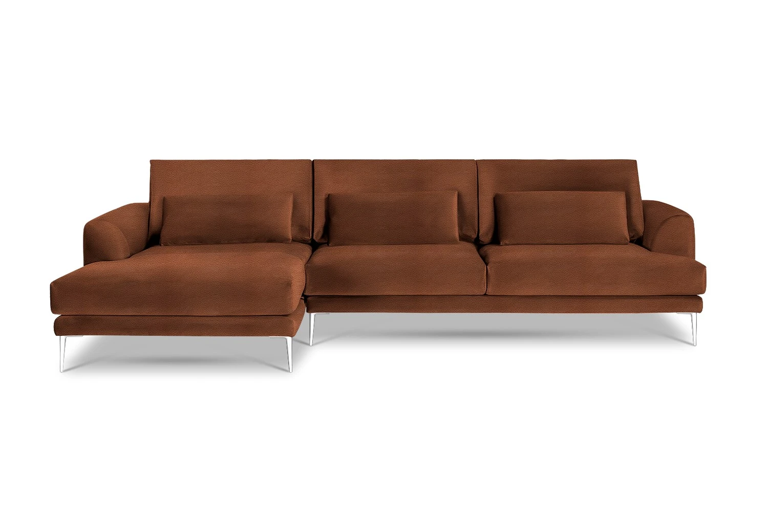 Kampinė sofa Coffee 281/160x104cm - Image 60