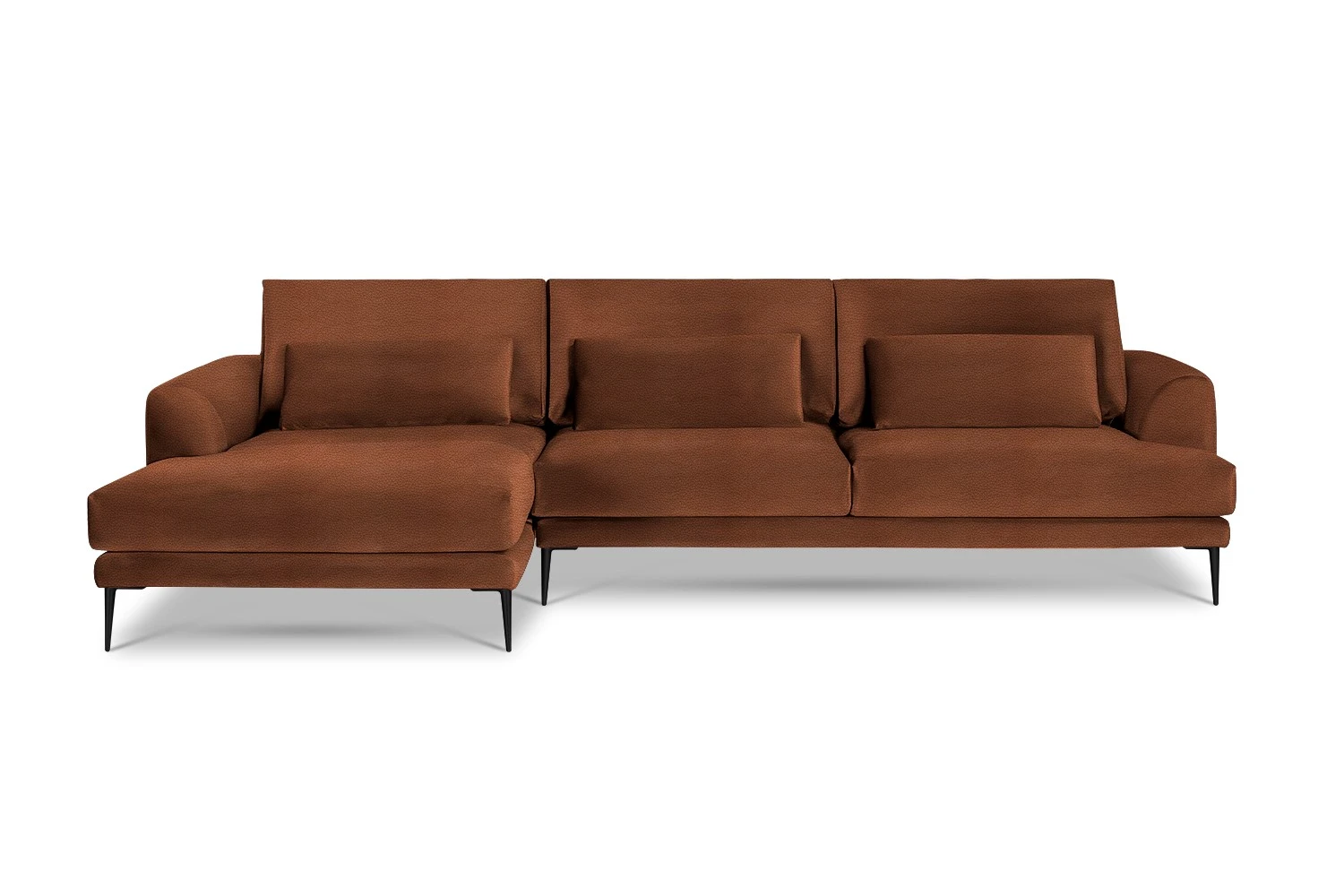 Kampinė sofa Coffee 281/160x104cm - Image 59