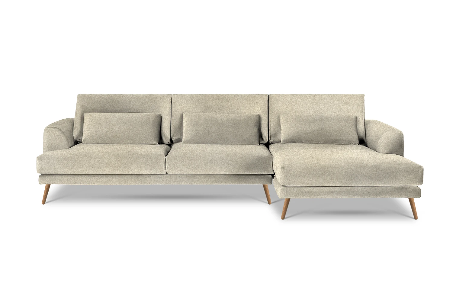 Kampinė sofa Coffee 281/160x104cm - Image 28
