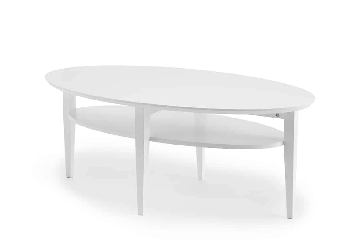 Kavos staliukas Tango 130 cm baltas