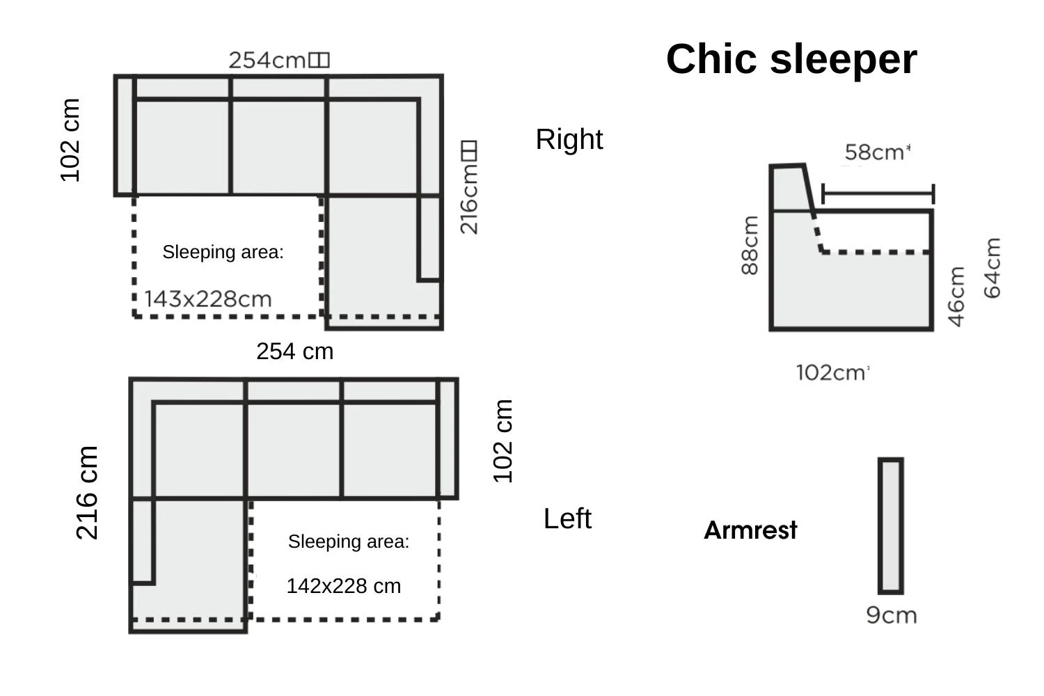 chic schema sleeper