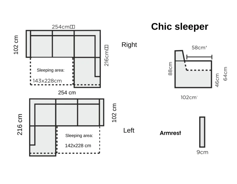 chic schema sleeper