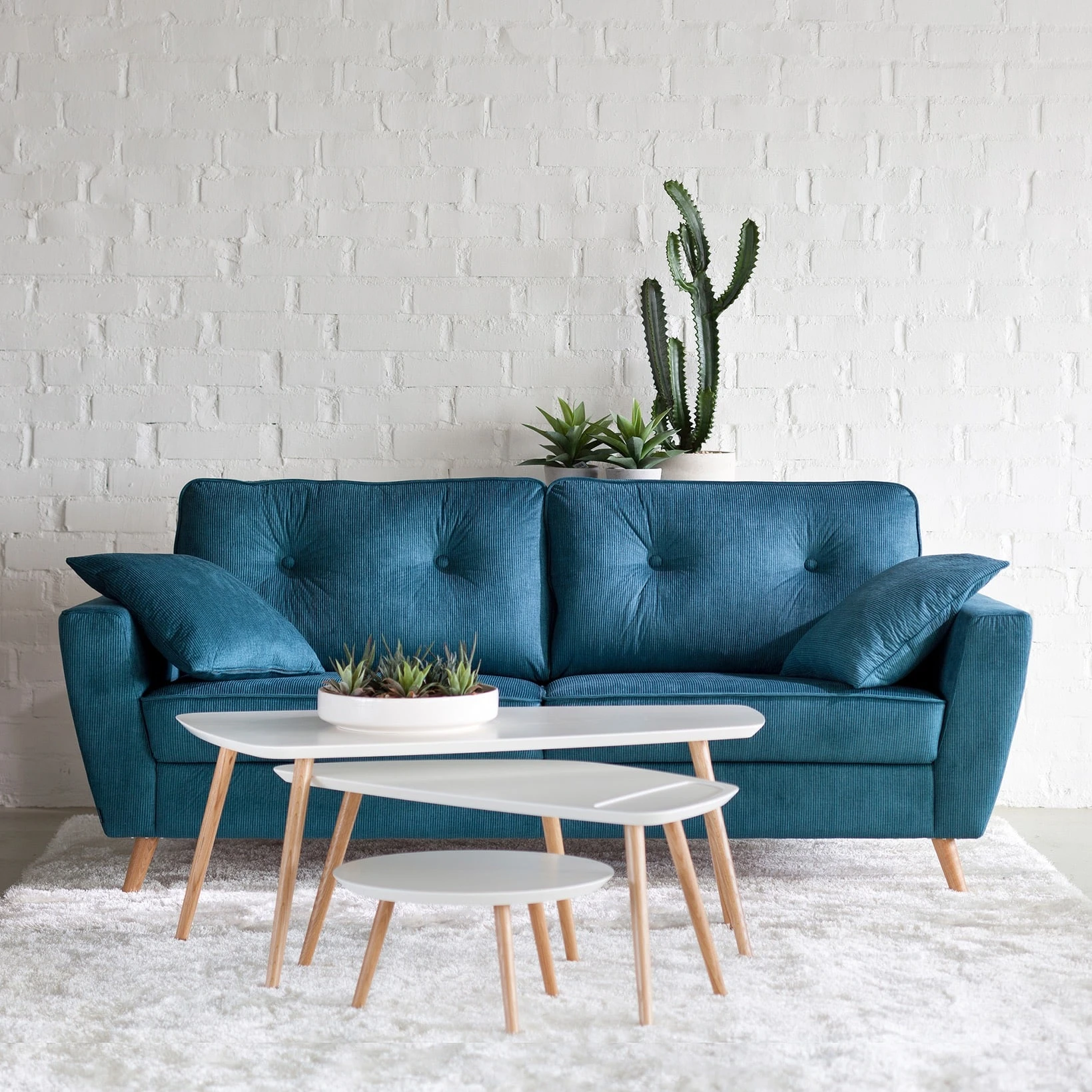 Kavos staliukas Diva 50x50x25cm apvalus - Image 7