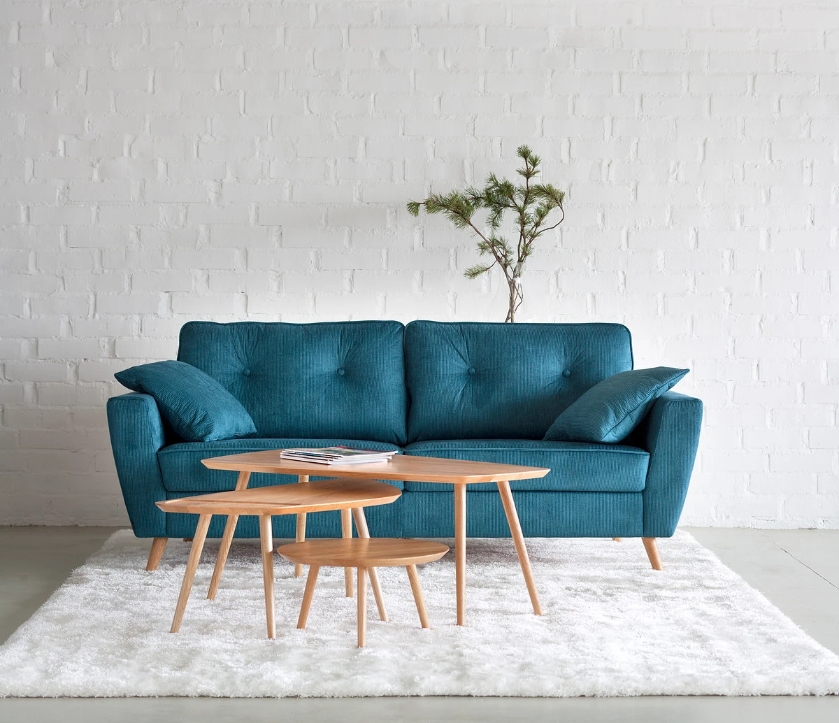 Kavos staliukas Diva 50x50x25cm apvalus - Image 4