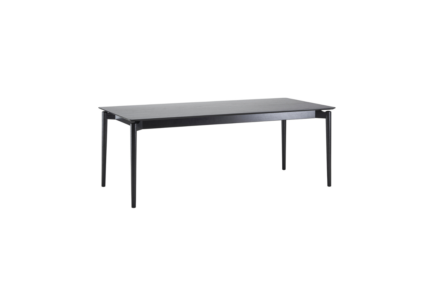Valgomojo stalas Odense juodas 150cm