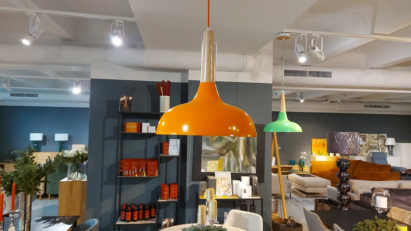 Pakabinamas šviestuvas Cup žalias - Image 2