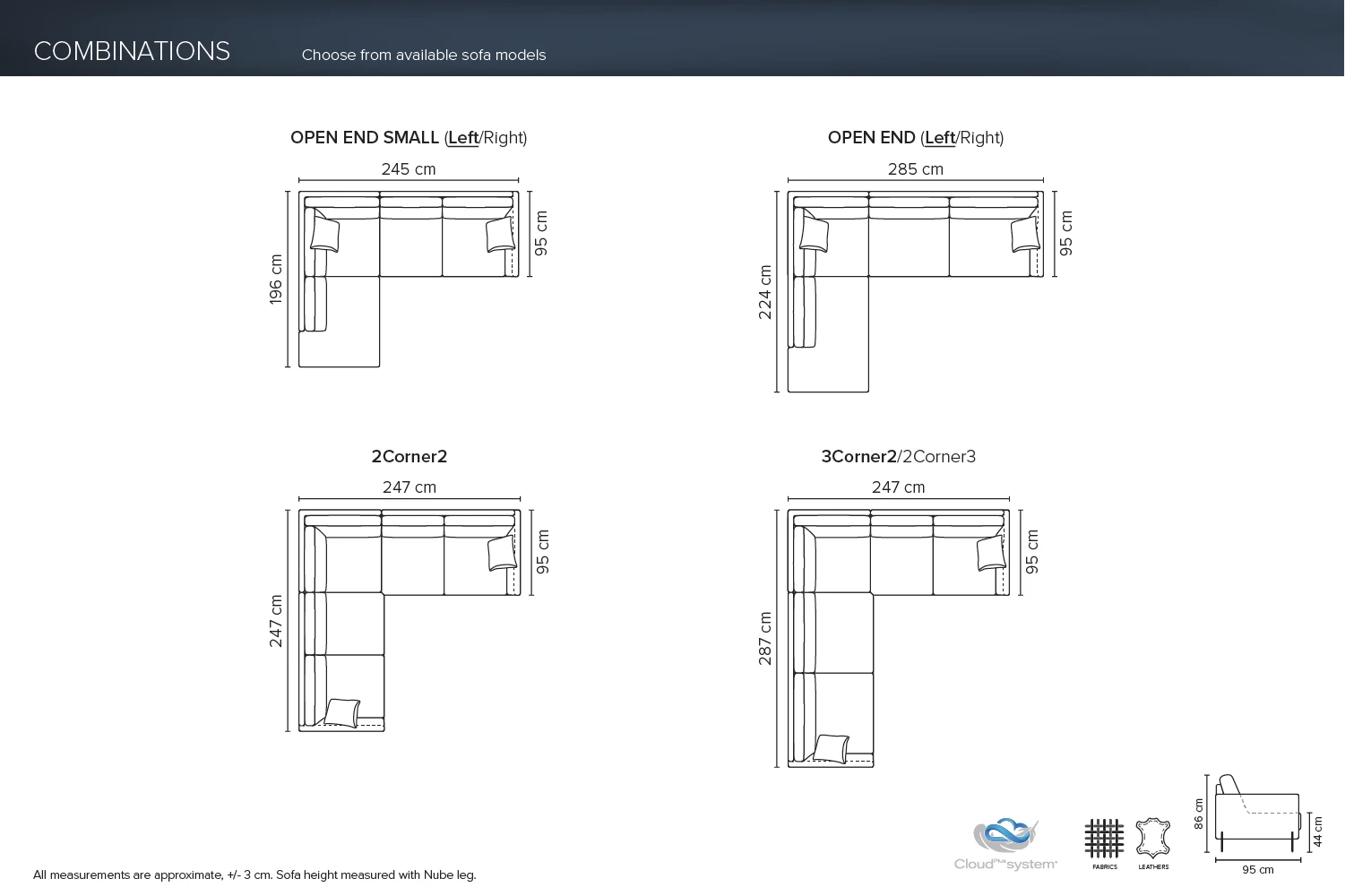 Sofa 3DIV Nube - Image 10