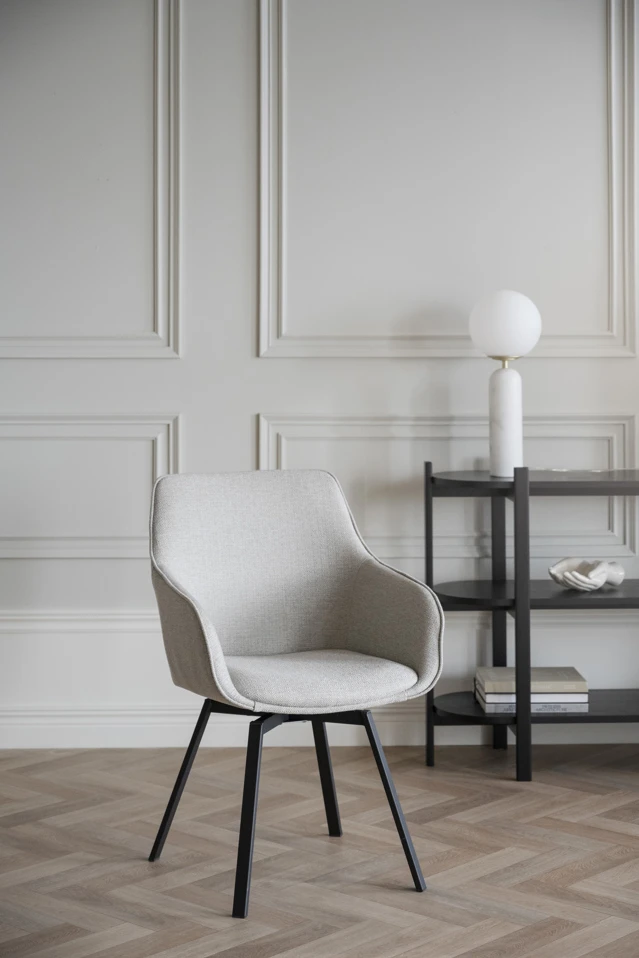 Valgomojo kėdė su sukimosi funkcija Alison beige - Image 2