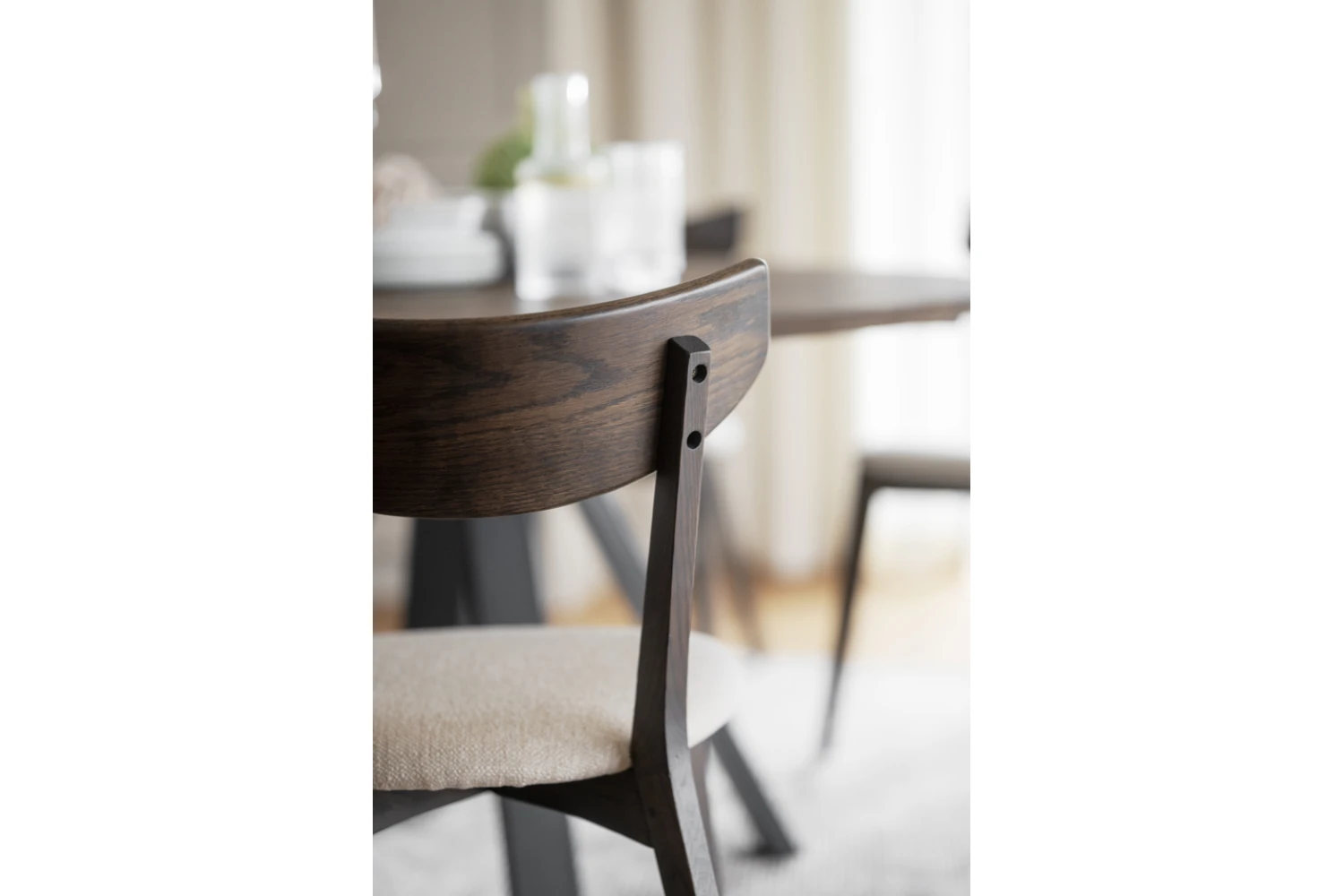 Valgomojo kėdė Ami ruda/beige - Image 3