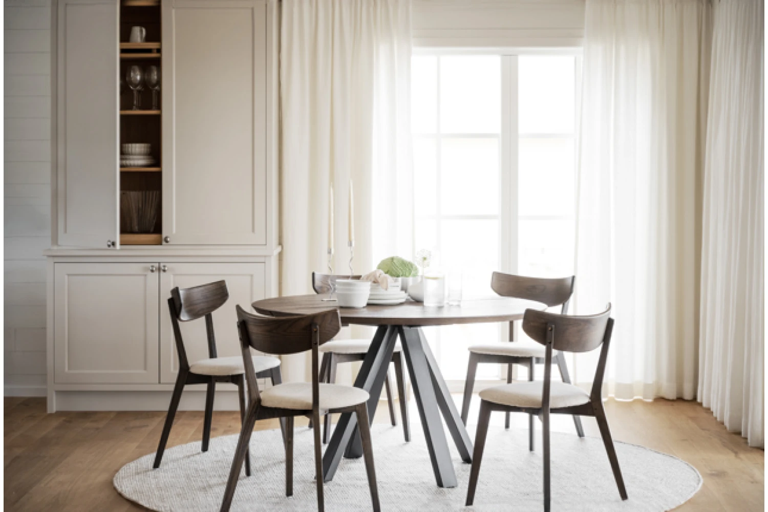 Valgomojo kėdė Ami ruda/beige - Image 4