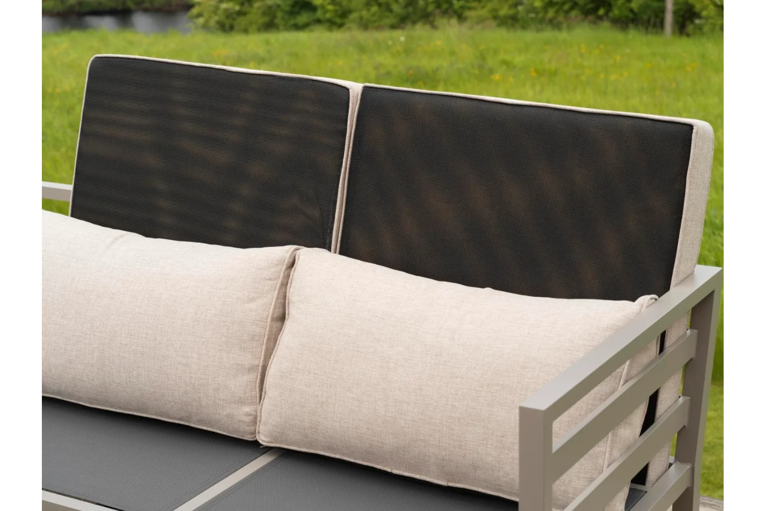 Lauko sofa Weldon chaki/sand 226x226cm - Image 4