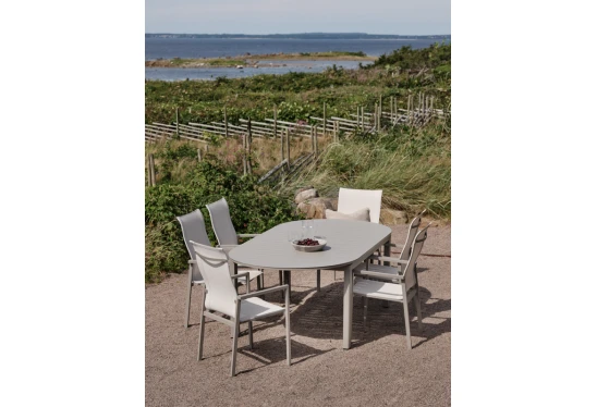 Alternative view of Išskleidžiamas valgomojo stalas Lomma 220/280cm antracito