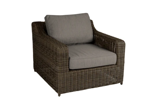 Lauko fotelis Glendon dark brown/moose