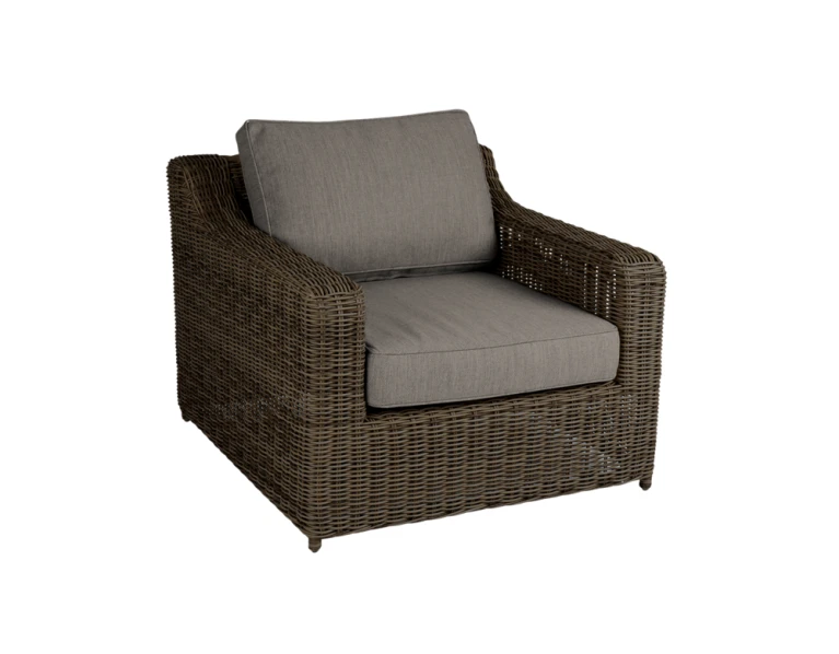 Lauko fotelis Glendon dark brown/moose