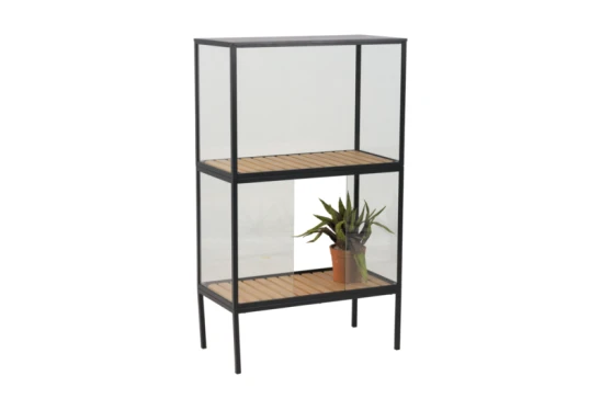 Šiltnamis terasai Grower greens 81x41x137cm juodas