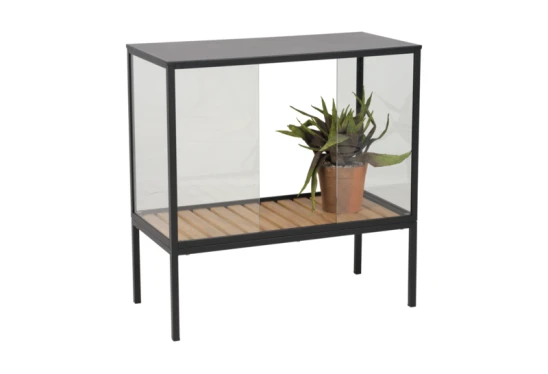 Šiltnamis terasai Grower greens 81x41cm juodas