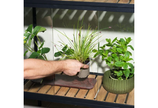 Alternative view of Šiltnamis terasai Grower greens 81x41x137cm žalsvas