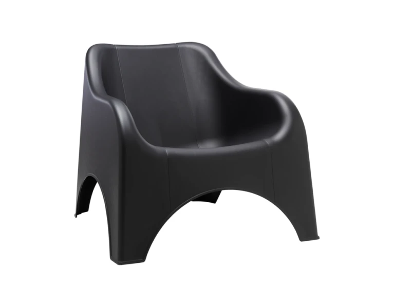 Poilsio kėdė Kumo juoda