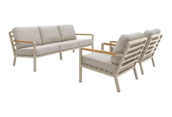 Lauko baldų komplektas Nova chaki/soft dusk