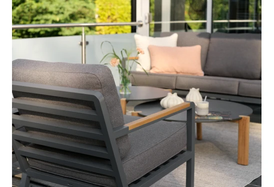 Alternative view of Lauko baldų komplektas Nova anthracite/soft dawn