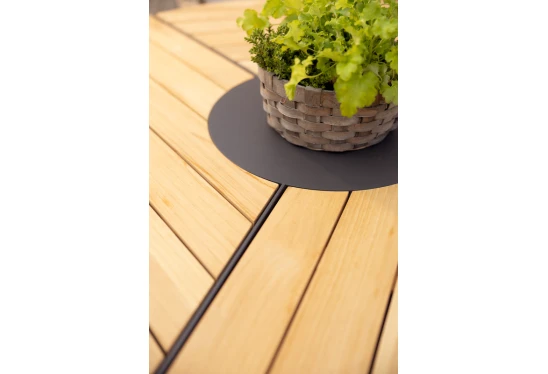 Alternative view of Lauko valgomojo stalas Peace 110cm tikmedis