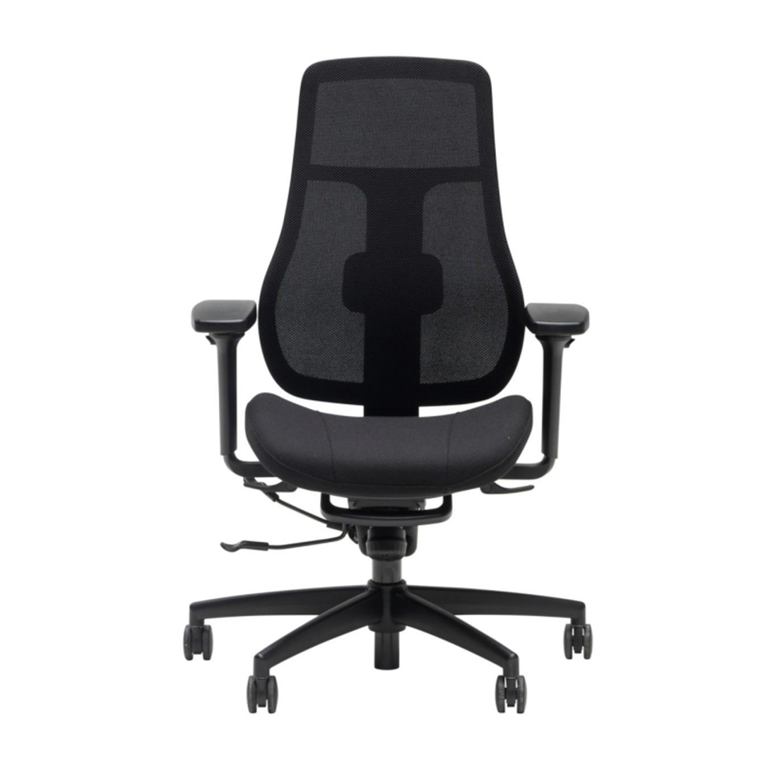 Step+ 28/38 biuro kėdė juodo tinklelio audiniu - Image 4