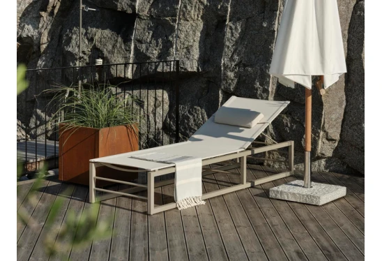 Alternative view of Lauko gultas Vevi khaki/white