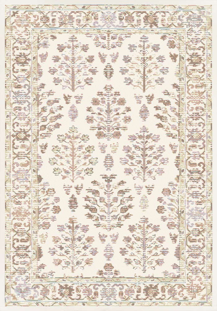 Kilimas Reigi multi white