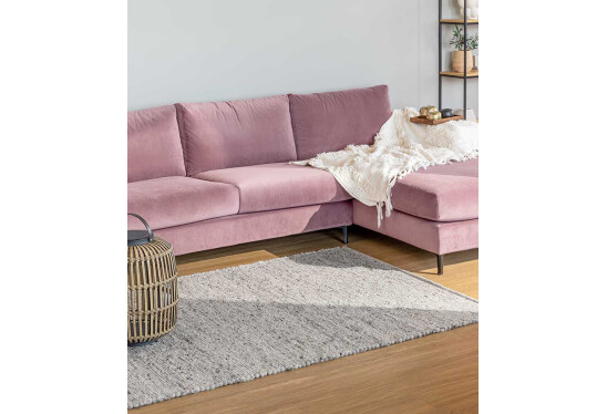 Alternative view of Vilnos kilimas Hygge grey dvipusis