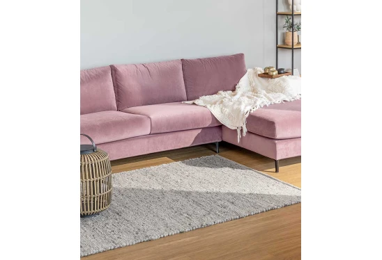 Alternative view of Vilnos kilimas Hygge grey dvipusis