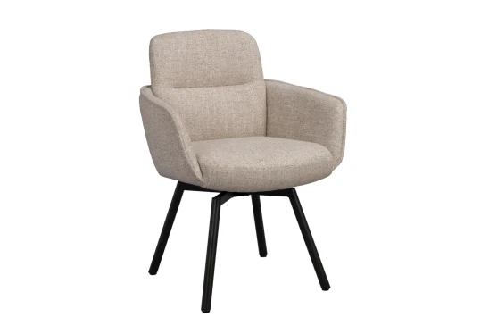 Kėdė Roswell light beige, besisukanti
