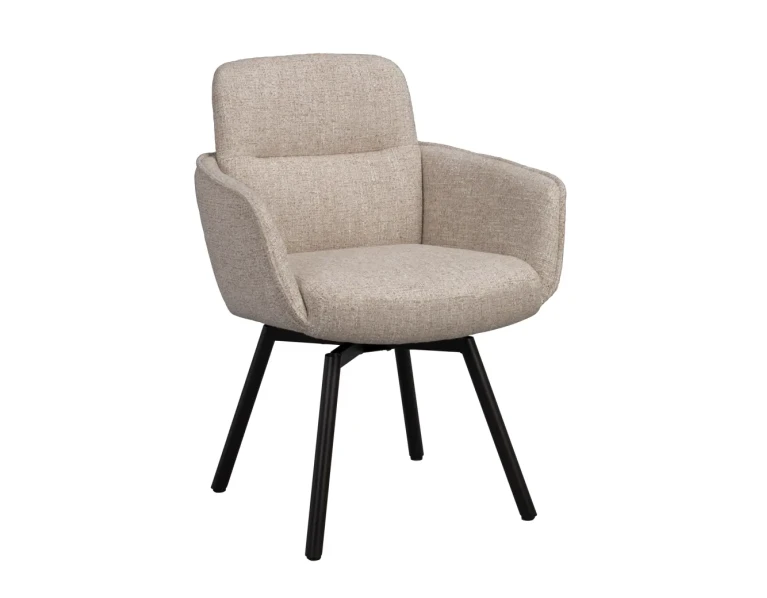 Kėdė Roswell light beige, besisukanti
