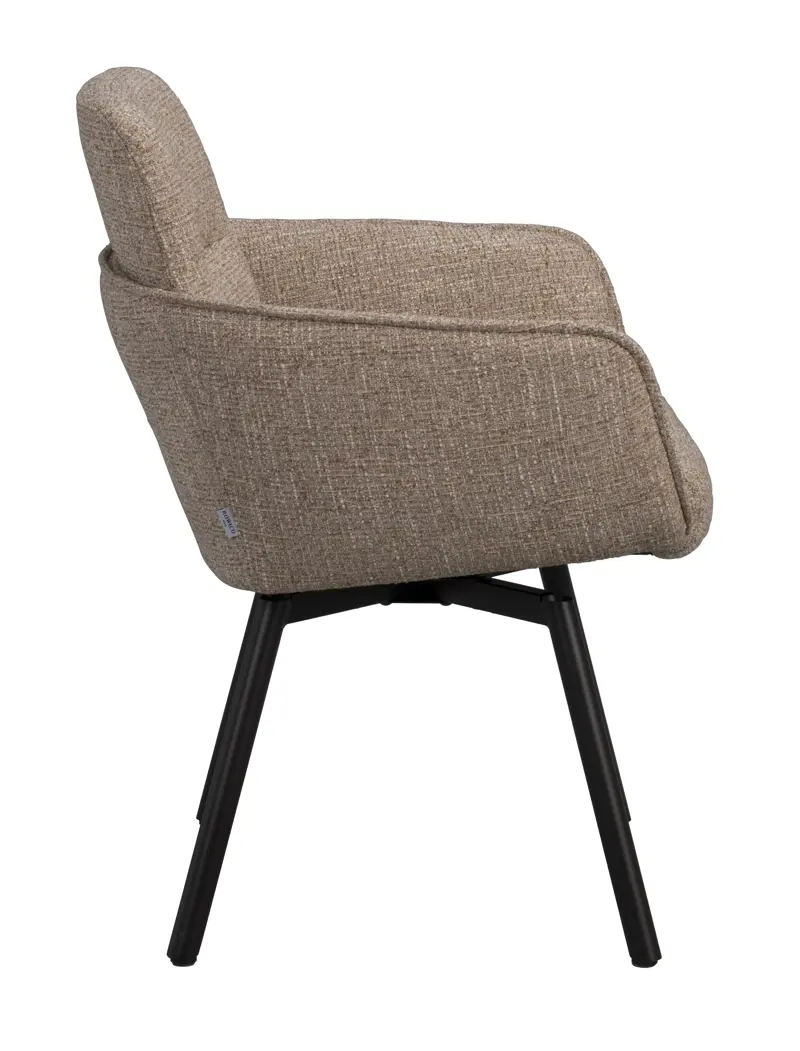 Kėdė Roswell dark beige, besisukanti NAUJIENA - Image 2