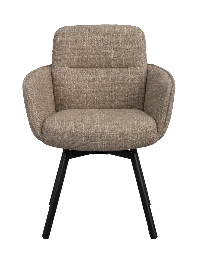 Kėdė Roswell dark beige, besisukanti NAUJIENA - Image 3