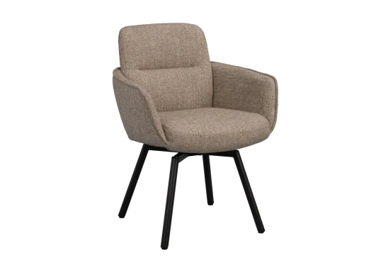 Kėdė Roswell dark beige, besisukanti