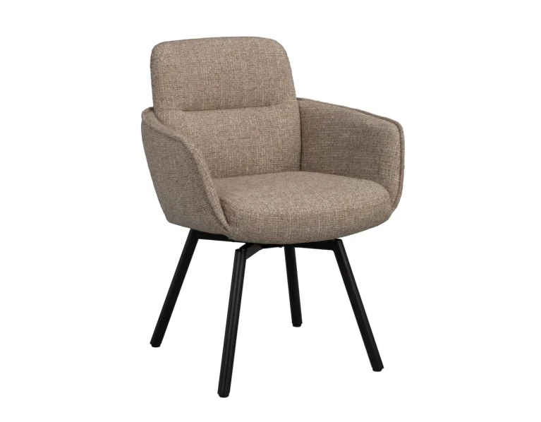 Kėdė Roswell dark beige, besisukanti